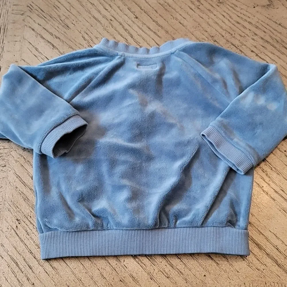Gymboree 12-18 month blue suede zipup jacket